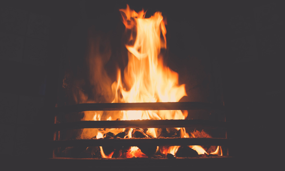 coal-burning stove